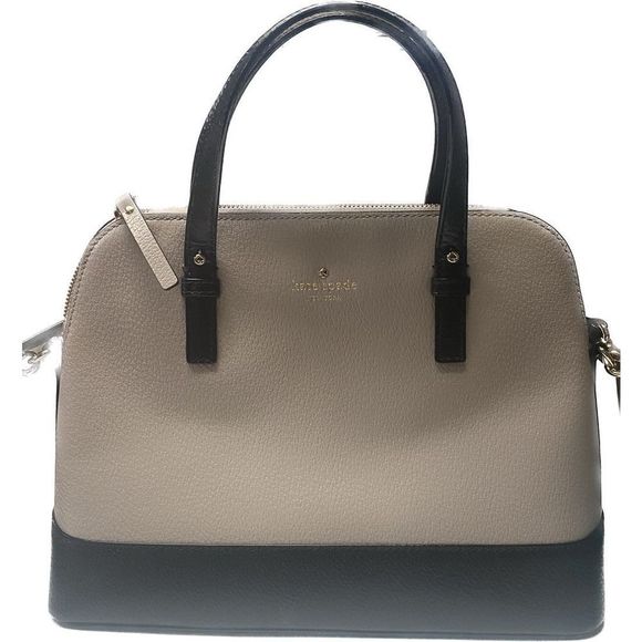 Kate Spade Black and Cream Satchel - Picture 1 of 9